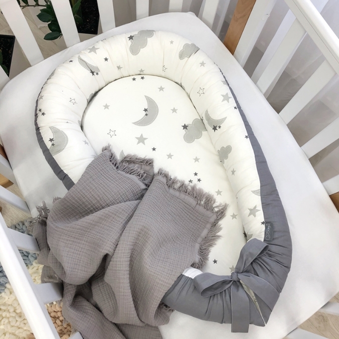 Protectie somn – Baby Nest Norisori gri